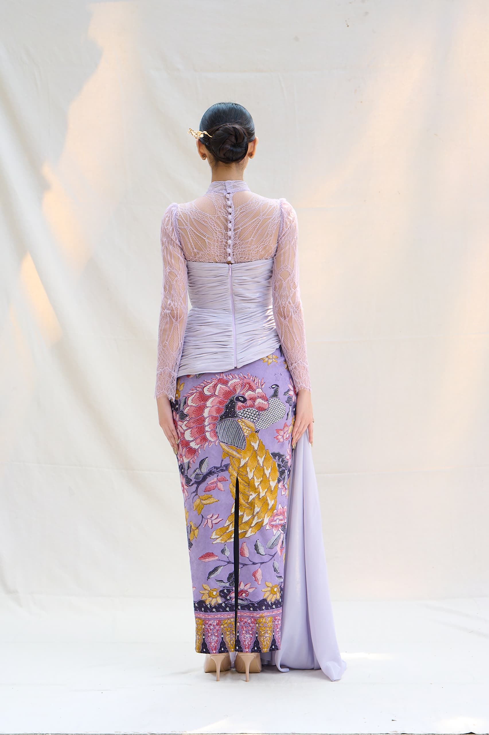 Champagne Lace Kebaya